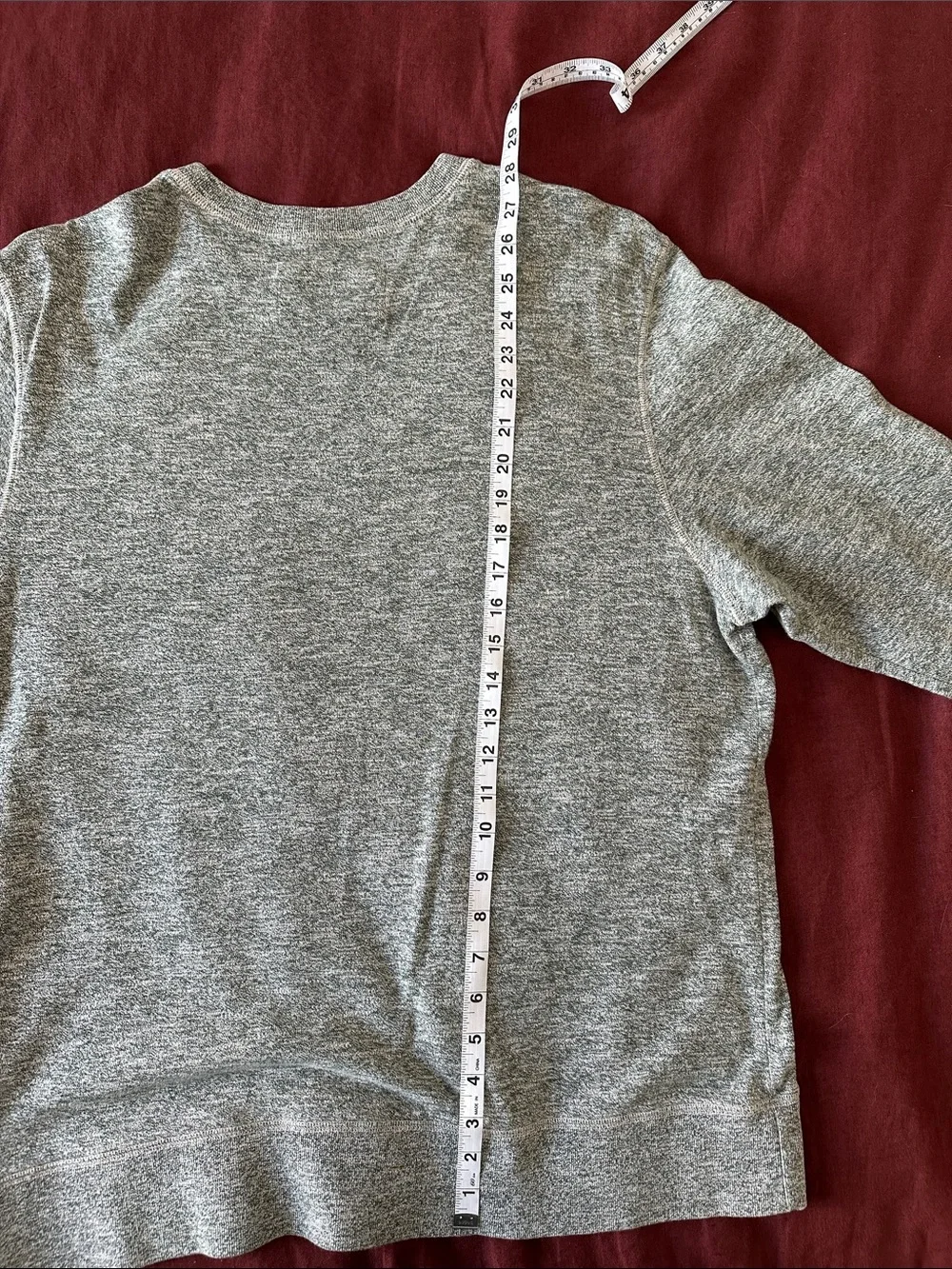 The North Face Men's Heather Gray Crewneck Sweatshirt